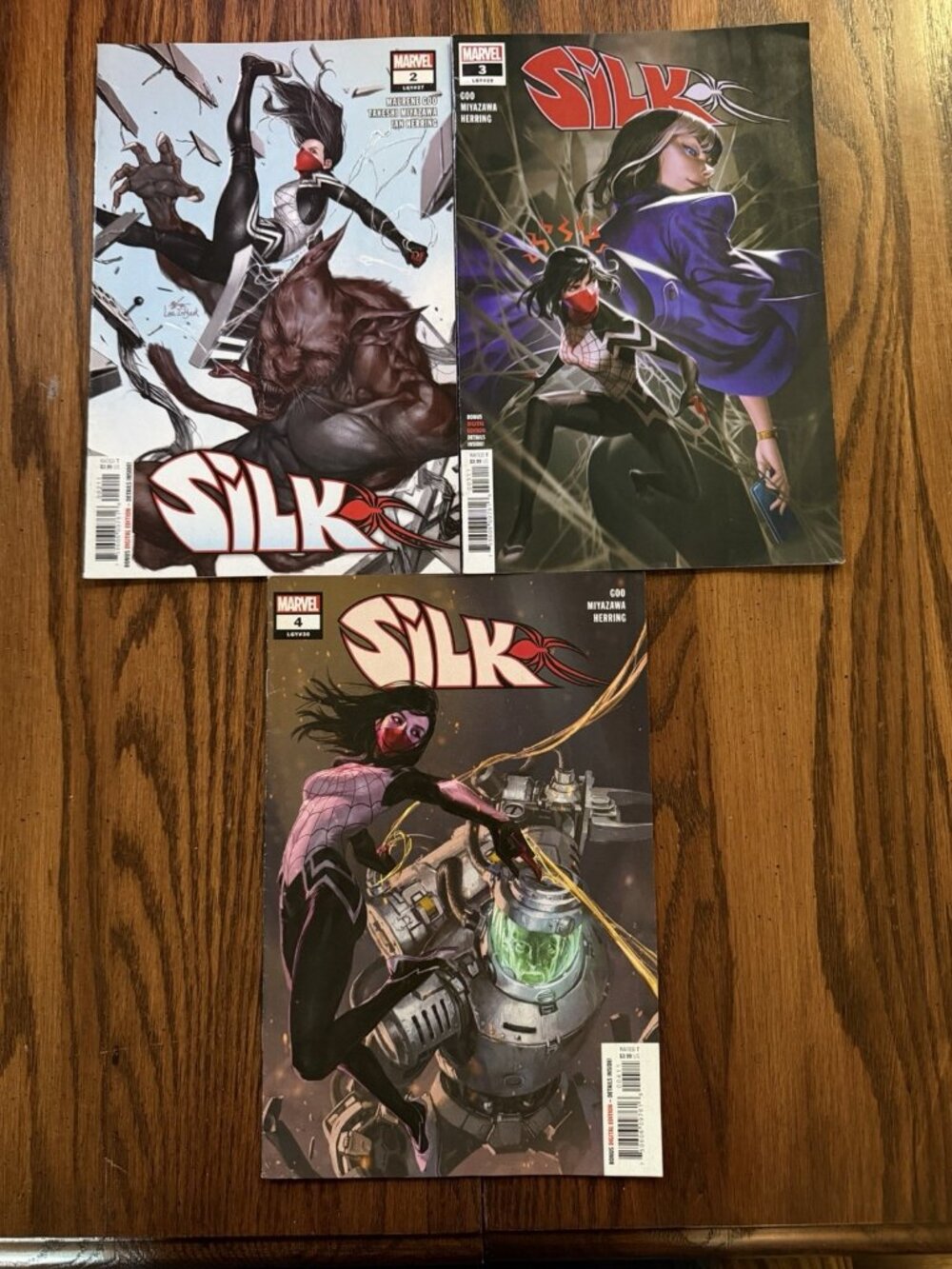 Silk #2-4 Series (2021-2022) Comic